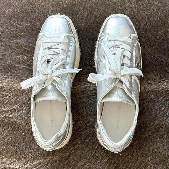 Italian designer Platform Espadrille Sneakers - Picture 2 of 6